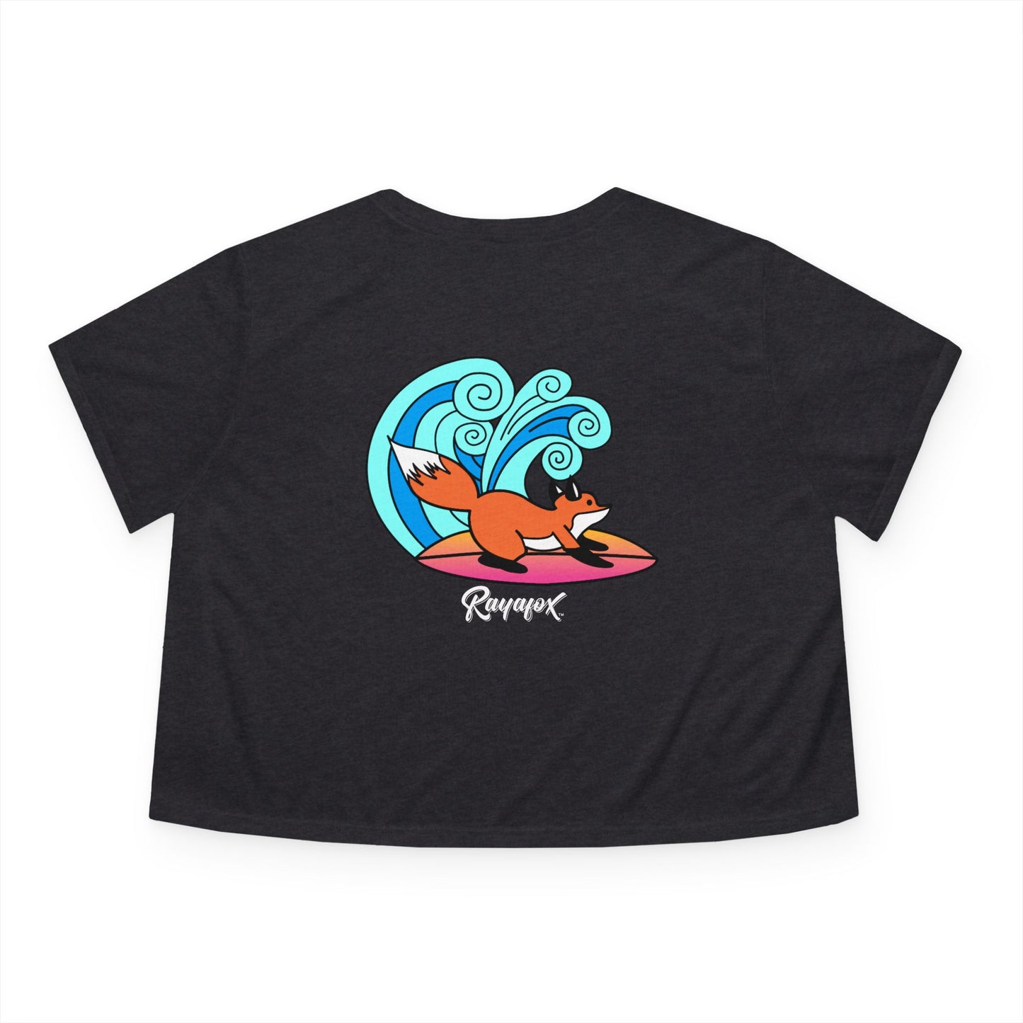 Surfing Fox Crop Top
