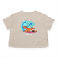 Surfing Fox Crop Top