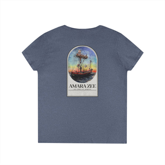 Amara Zee Ladies' V-Neck Tee
