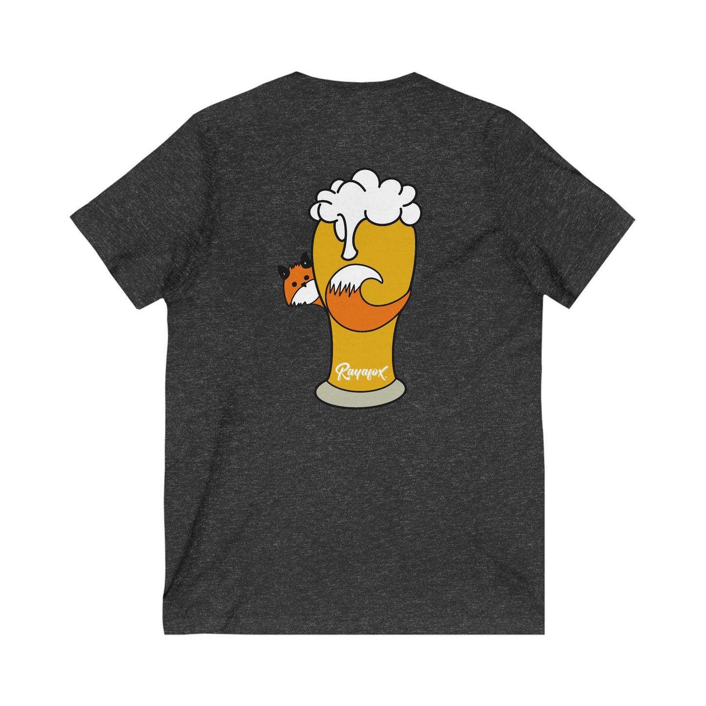 Happy Hour Fox Unisex V-Neck