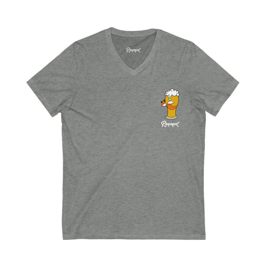 Happy Hour Fox Unisex V-Neck