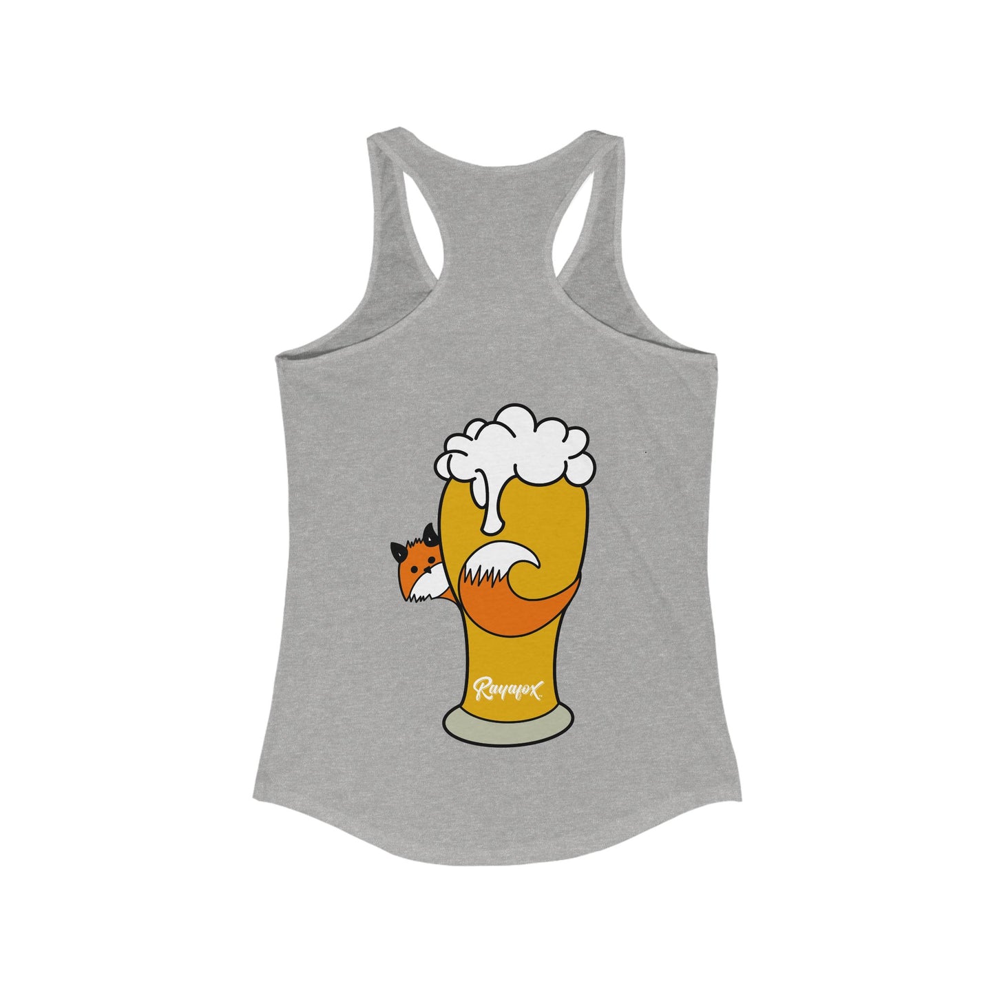 Women's Happy Hour Fox Racerback Tank