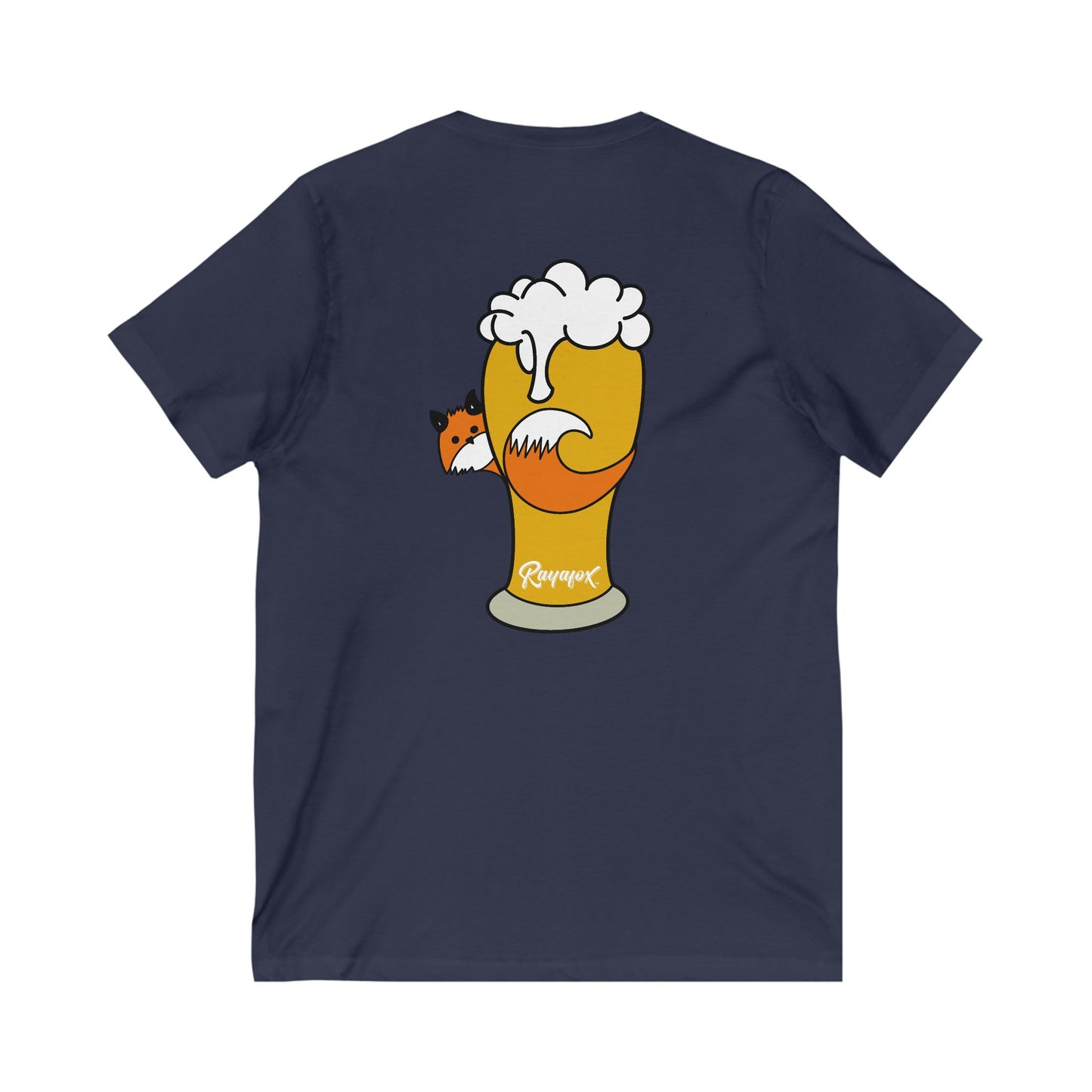 Happy Hour Fox Unisex V-Neck