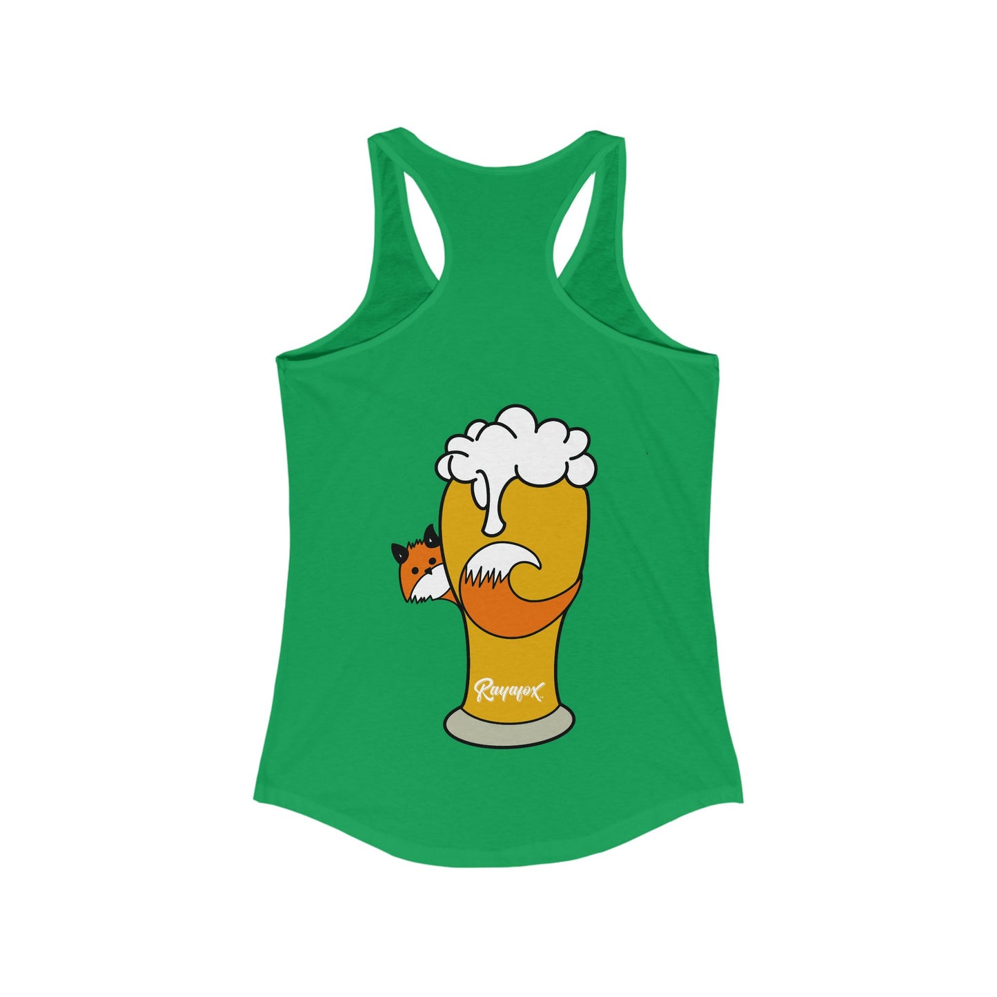 Women's Happy Hour Fox Racerback Tank