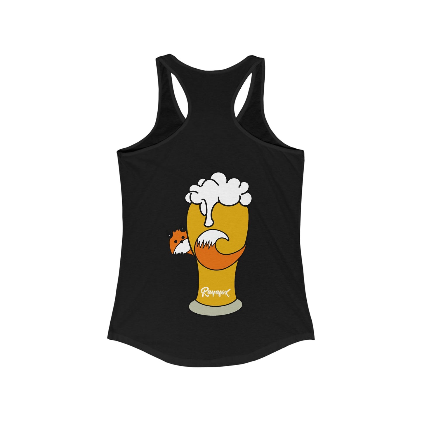 Women's Happy Hour Fox Racerback Tank