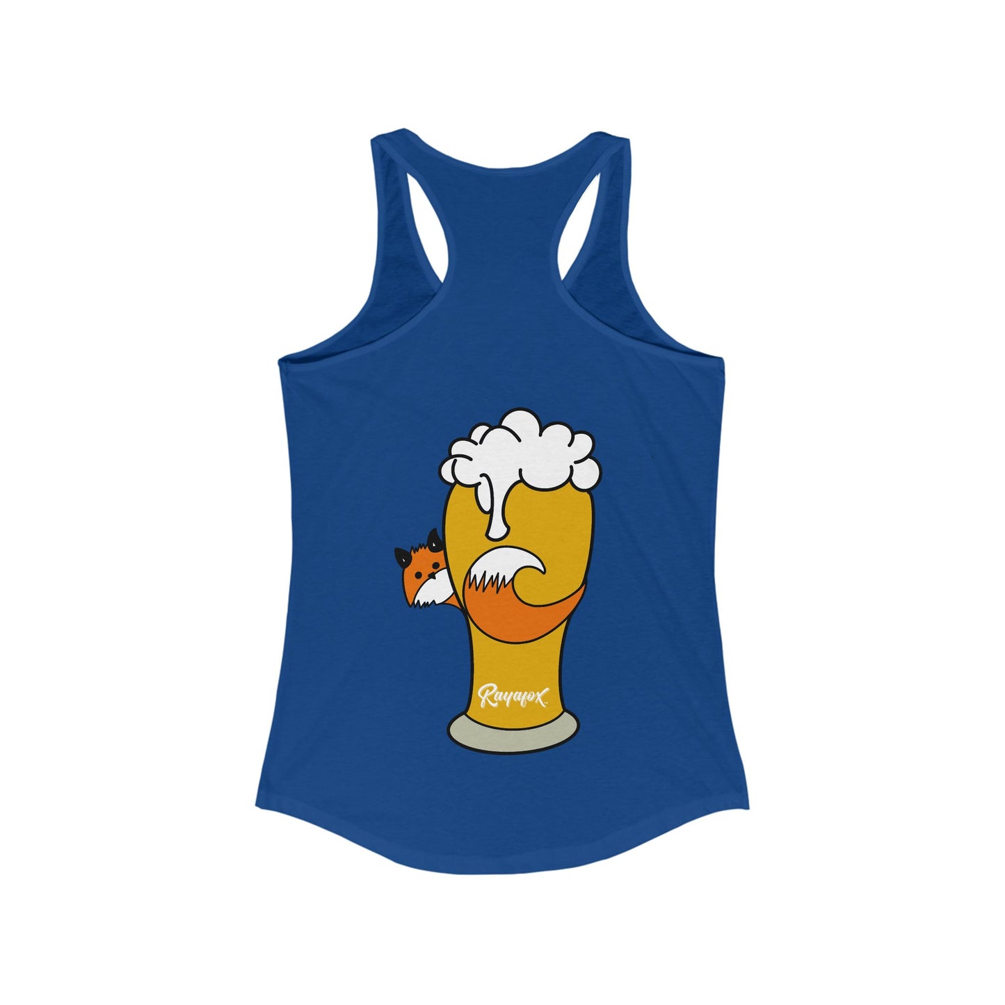 Women's Happy Hour Fox Racerback Tank
