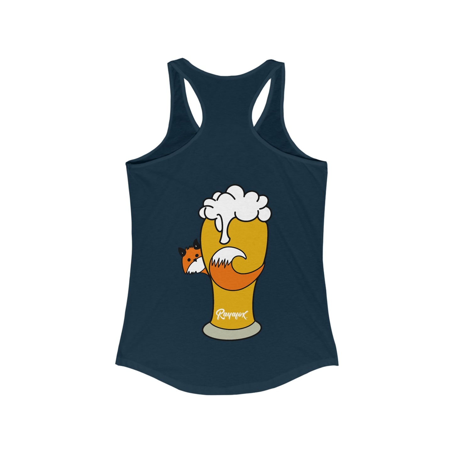 Women's Happy Hour Fox Racerback Tank