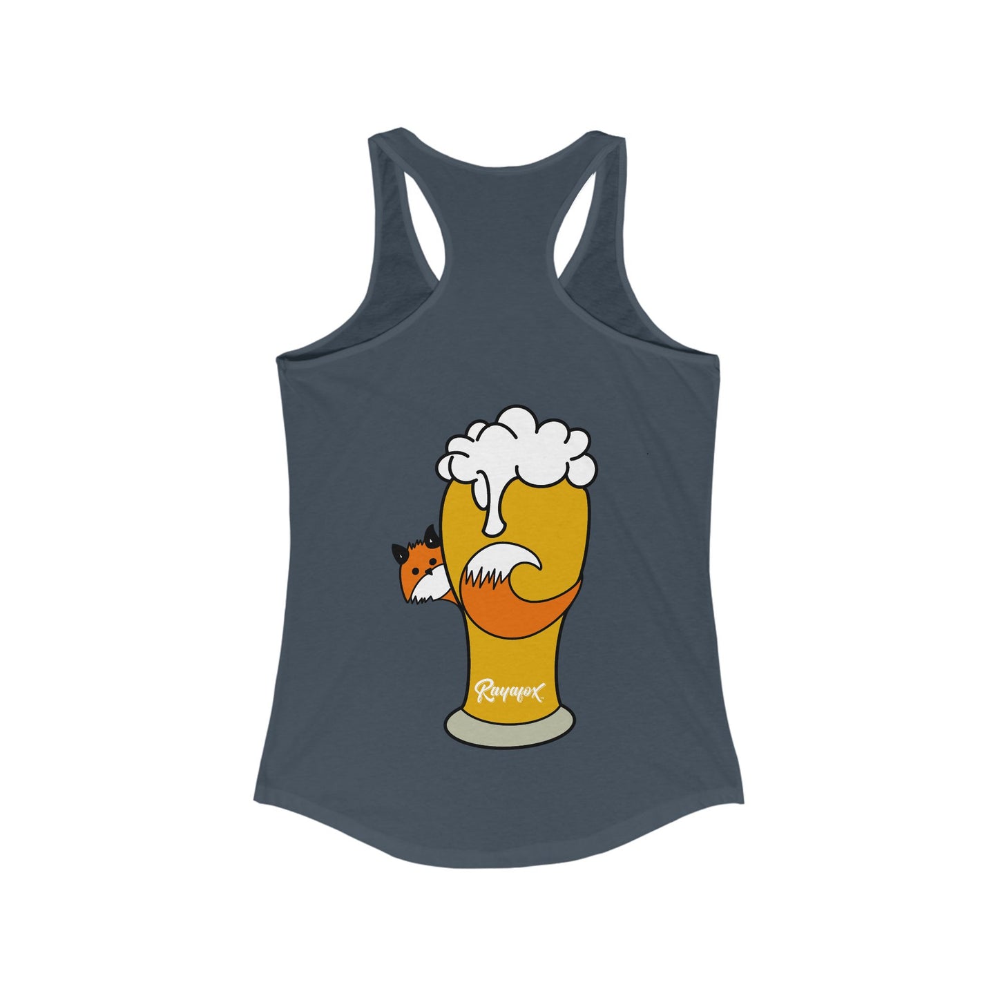Women's Happy Hour Fox Racerback Tank