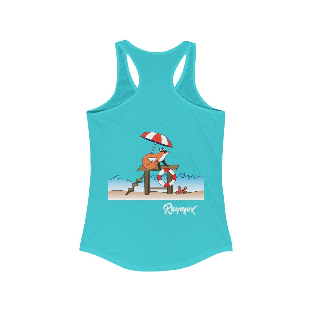 Women's Lifeguard Fox Racerback Tank