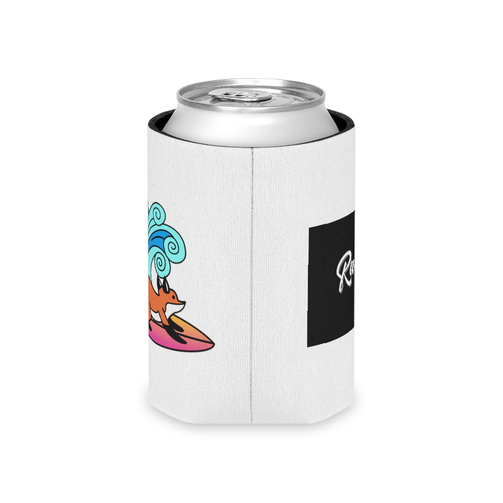 Surfing Fox Can Coozie