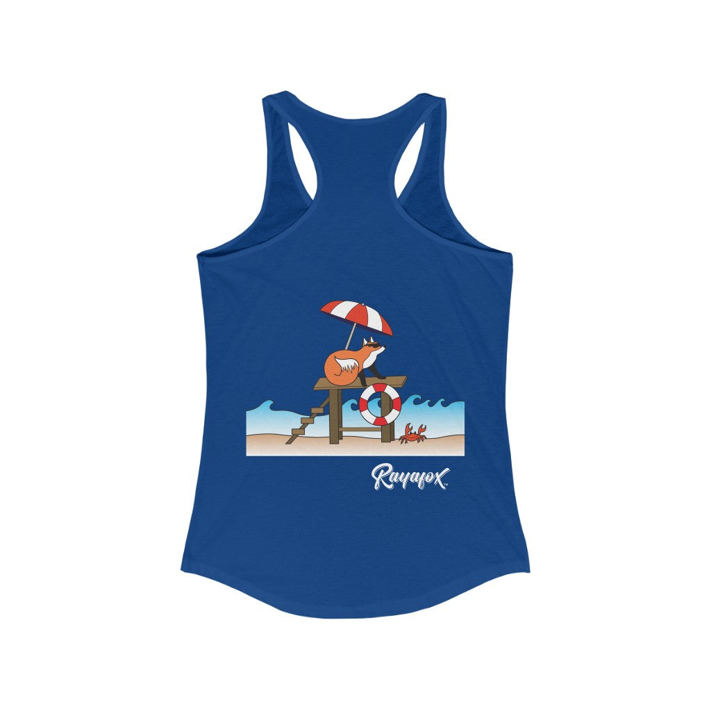 Women's Lifeguard Fox Racerback Tank