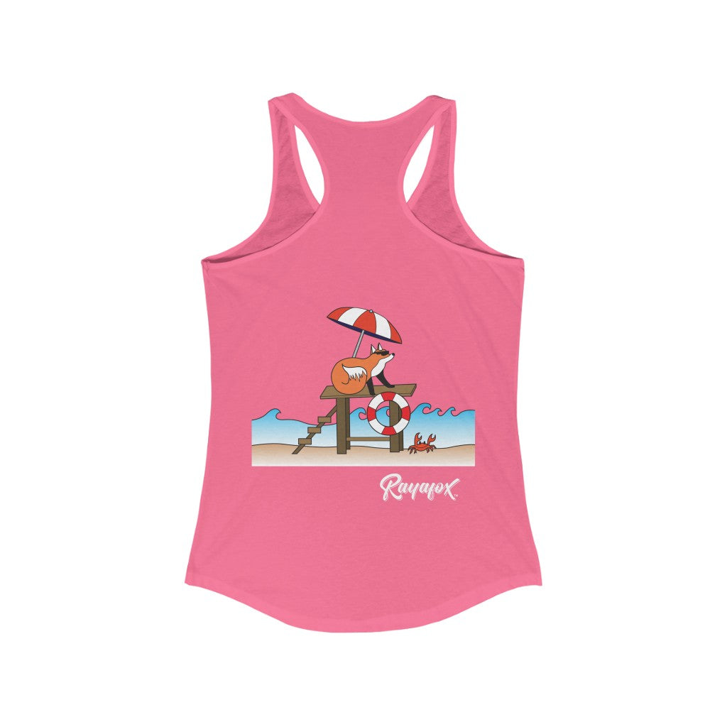 Women's Lifeguard Fox Racerback Tank