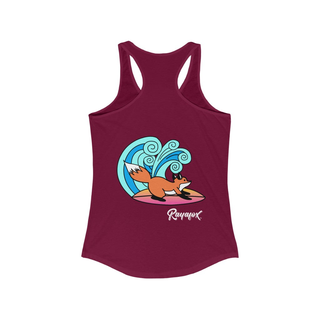 Women's Surfing Fox Racerback Tank