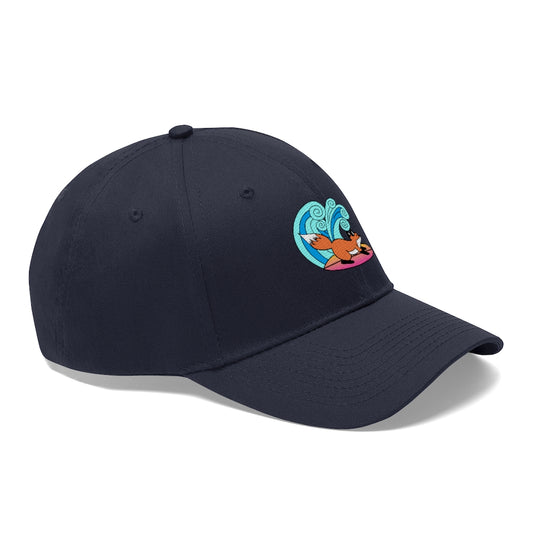 Surfing Fox Twill Cap