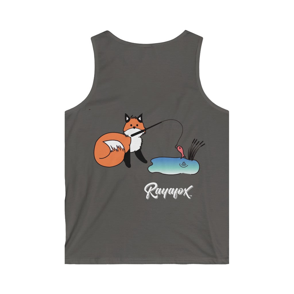 Men's Fishing Fox Softstyle Tank Top