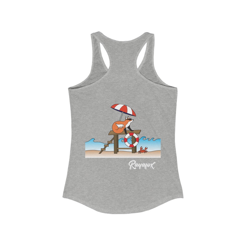 Women's Lifeguard Fox Racerback Tank