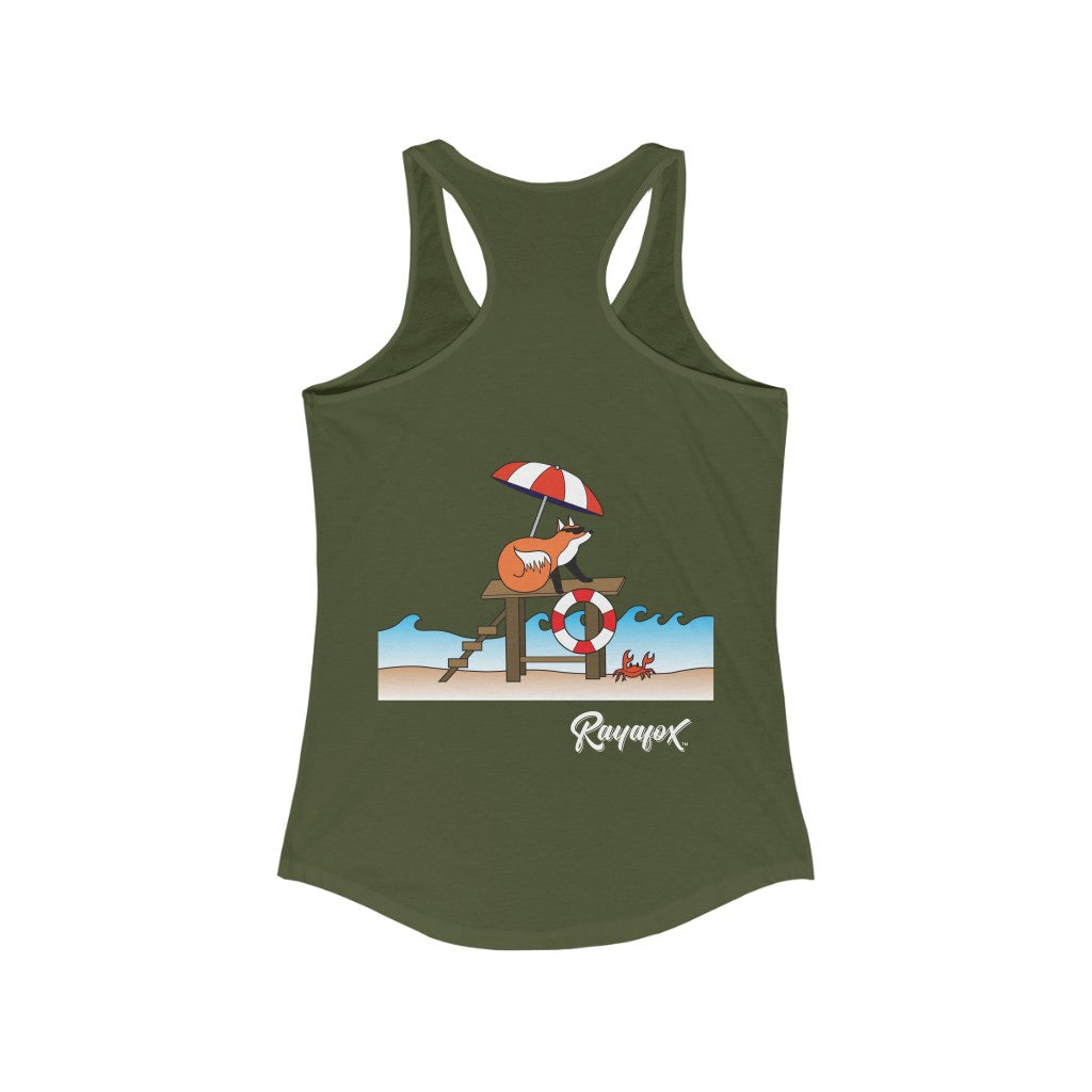 Women's Lifeguard Fox Racerback Tank