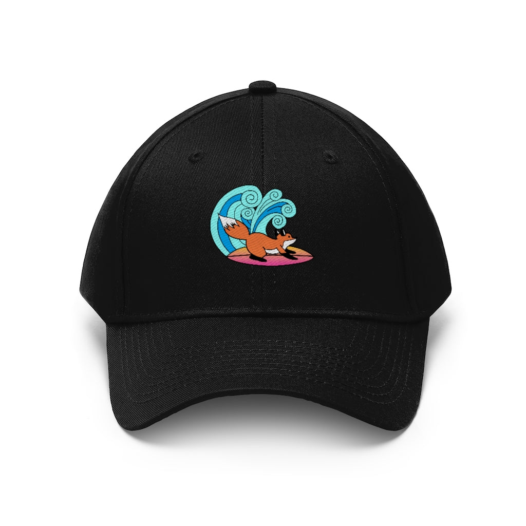 Surfing Fox Twill Cap