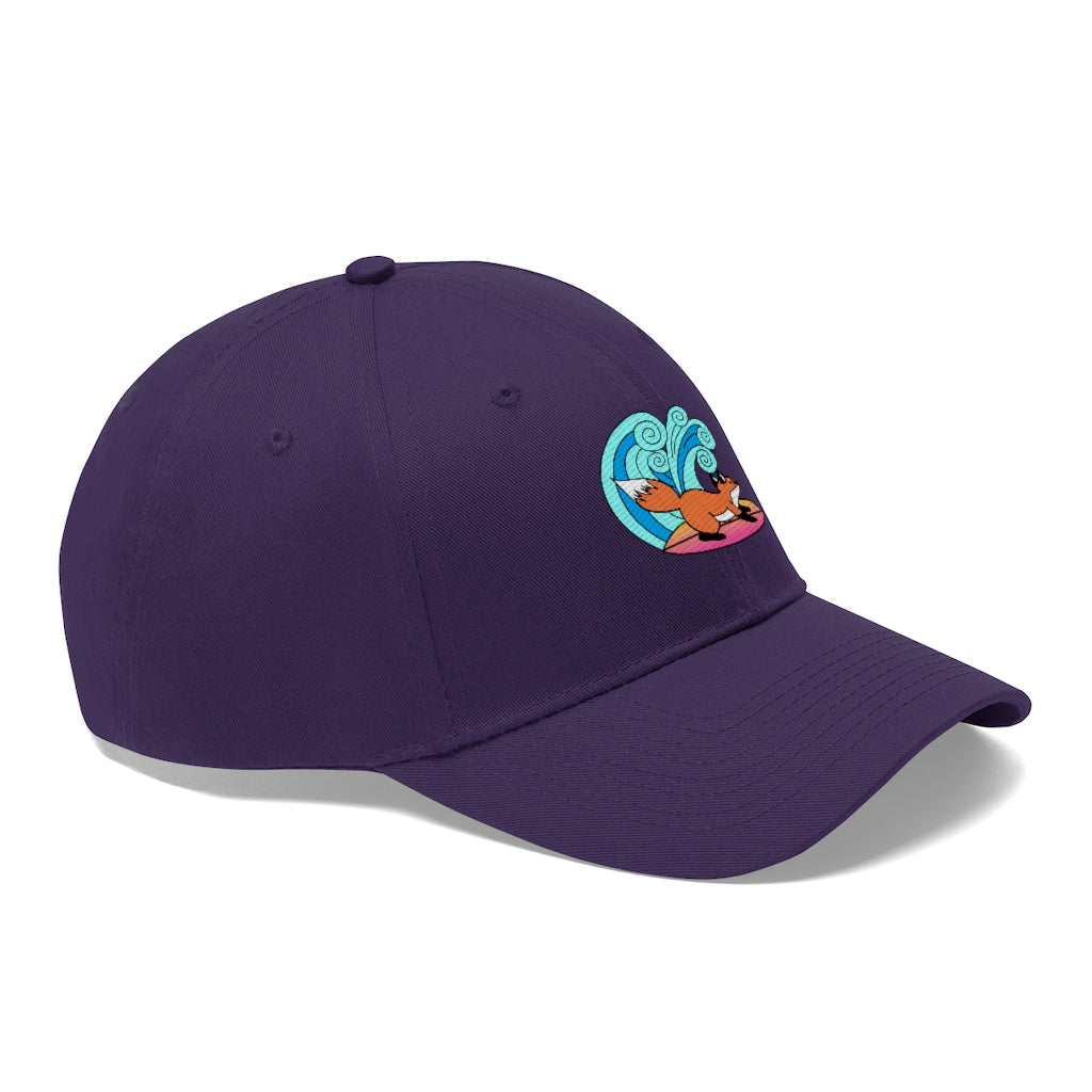 Surfing Fox Twill Cap