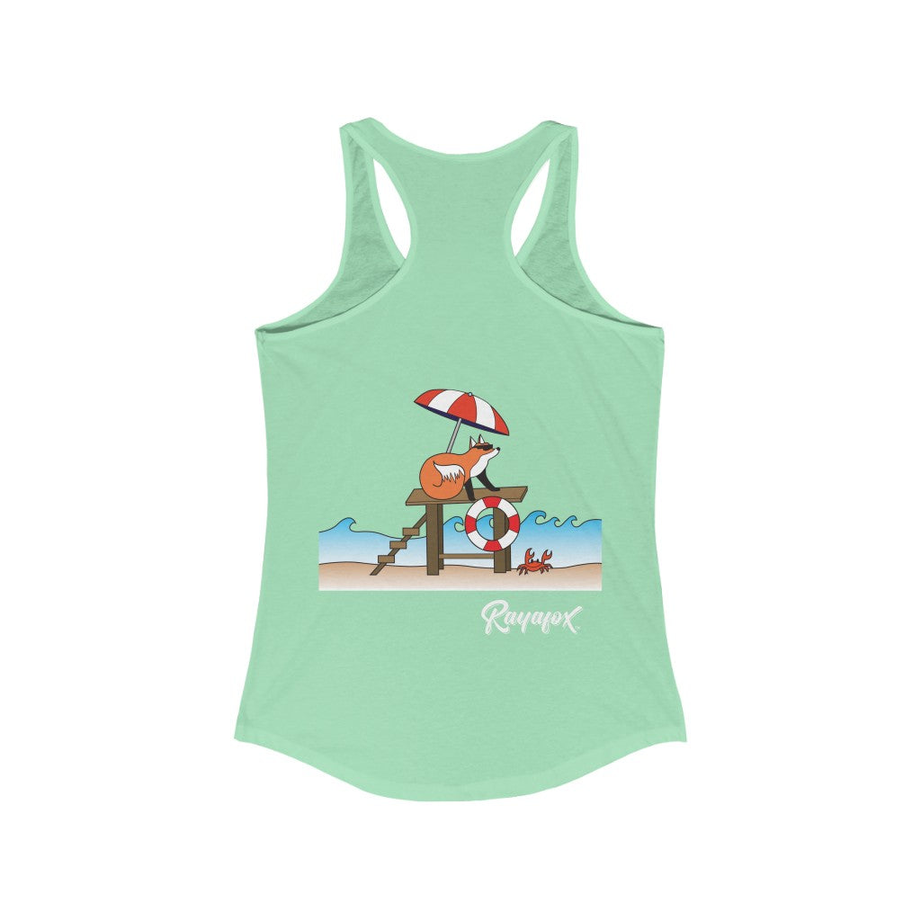 Women's Lifeguard Fox Racerback Tank