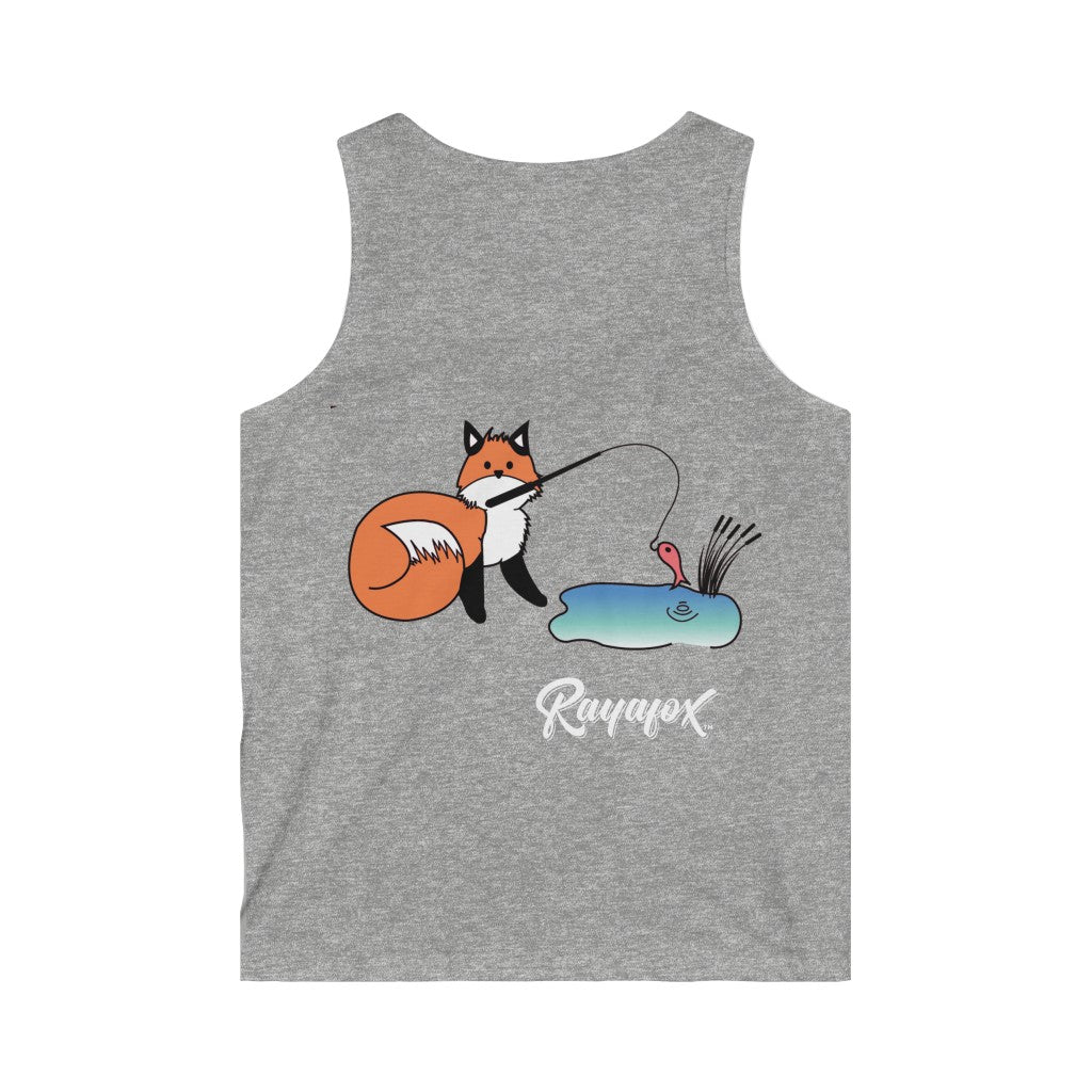 Men's Fishing Fox Softstyle Tank Top