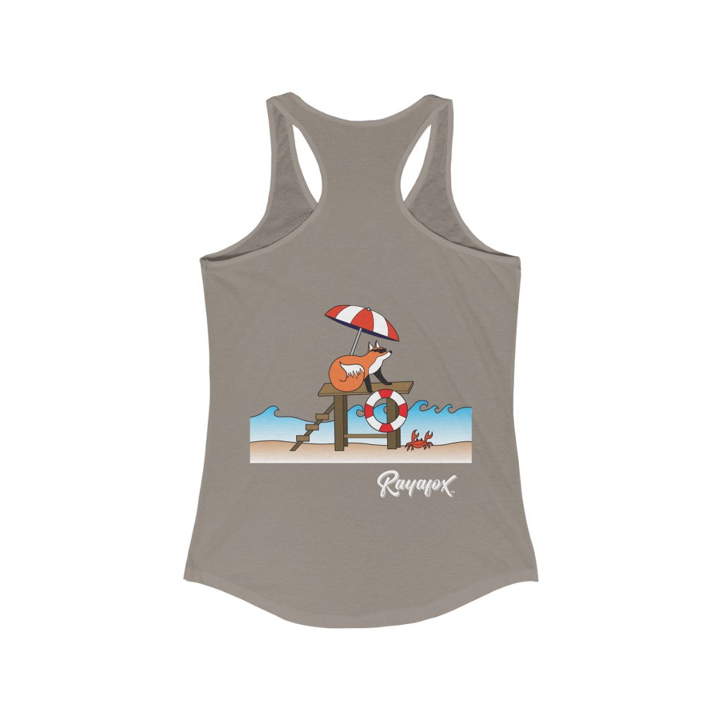 Women's Lifeguard Fox Racerback Tank