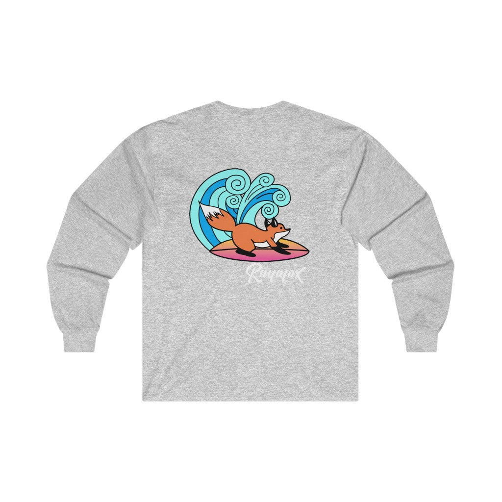 Surfing Fox Long Sleeve Tee