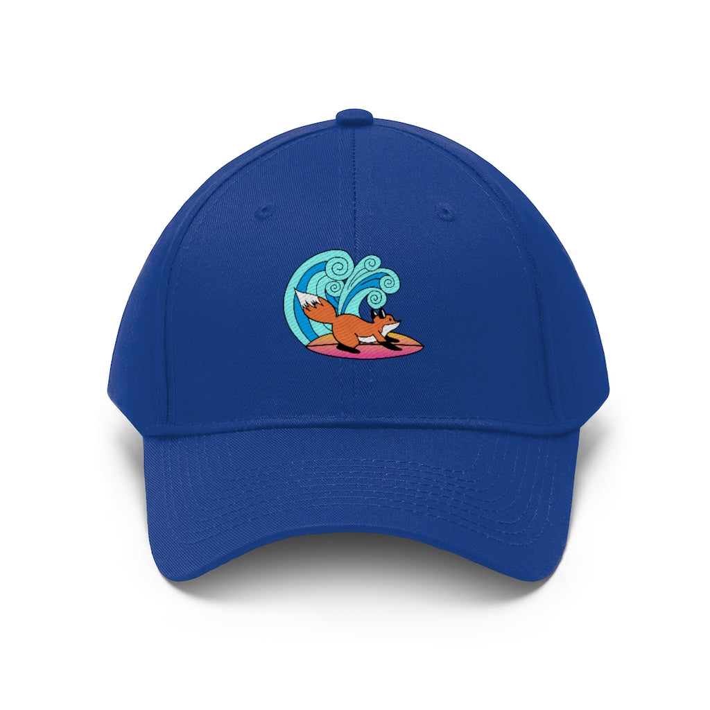 Surfing Fox Twill Cap